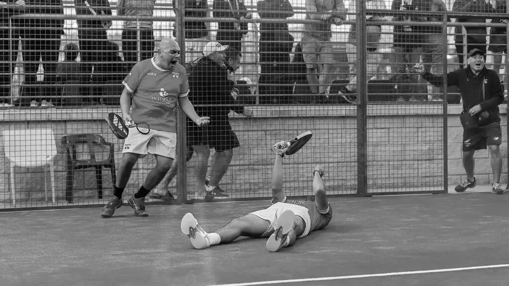 seniors winning at padel